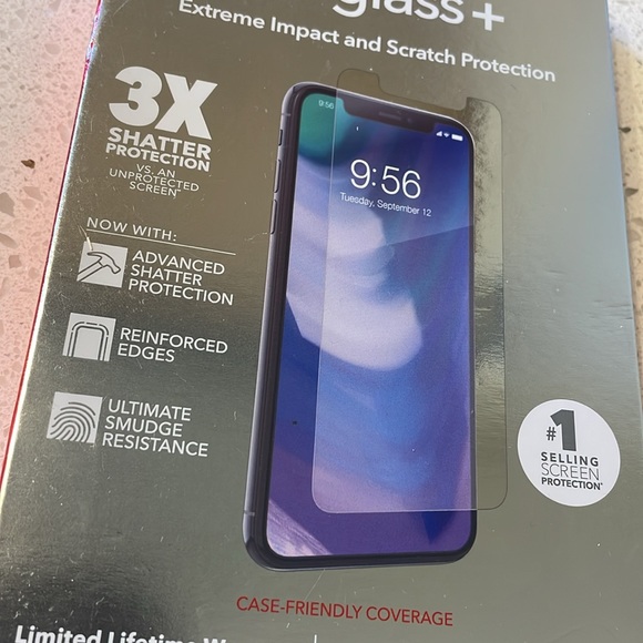 New! Invisible shield HD glass protector - Picture 2 of 4